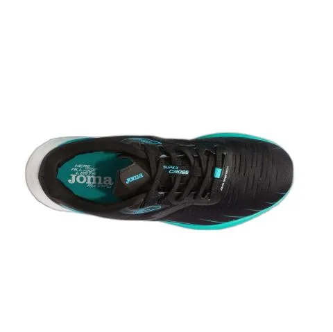 ZAPATILLAS DE RUNNING PARA HOMBRE  JOMA SUPER CROSS 2201 NEGRO  RCROSW2201