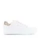 Zapatillas deporte LEVIS KIDS blancas con detalles de purpurina dorada