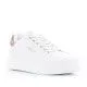 Zapatillas deporte LEVIS KIDS blancas con detalles de purpurina dorada