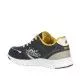 Zapatillas deporte Lois azules con cordones en blanco y detalles en amarillo