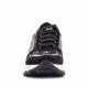 Zapatillas deporte QUETS! negras con parte trasera rosa