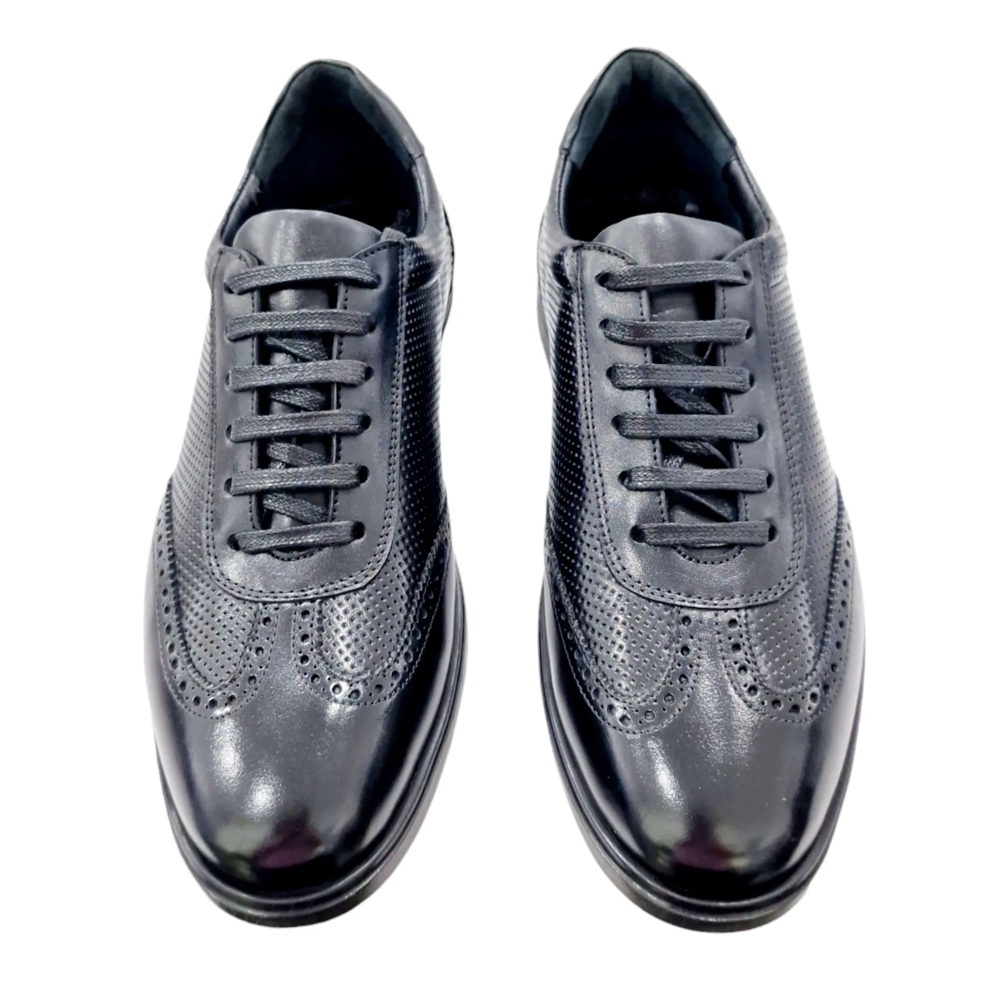 ZAPATILLAS HOMBRE VESTIR OXFORD NEGRA NEGRO