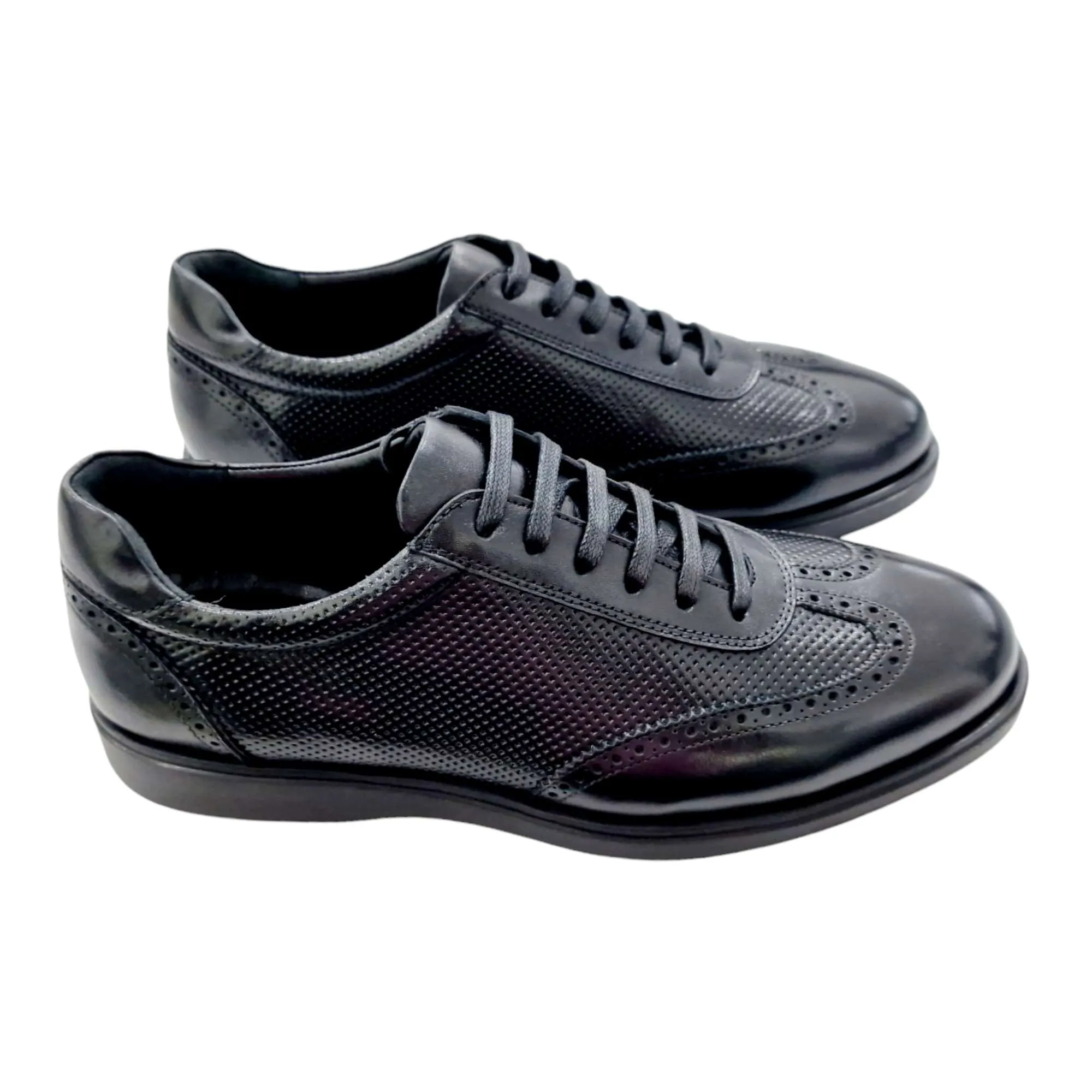 ZAPATILLAS HOMBRE VESTIR OXFORD NEGRA NEGRO
