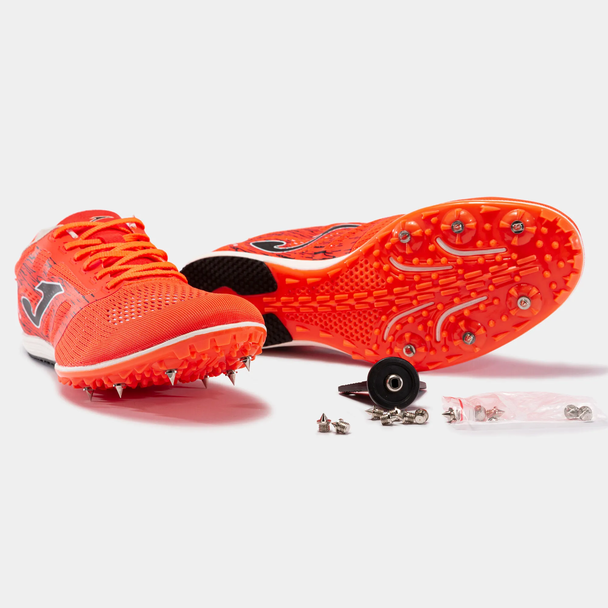 Zapatillas running Flad 21 clavos unisex coral
