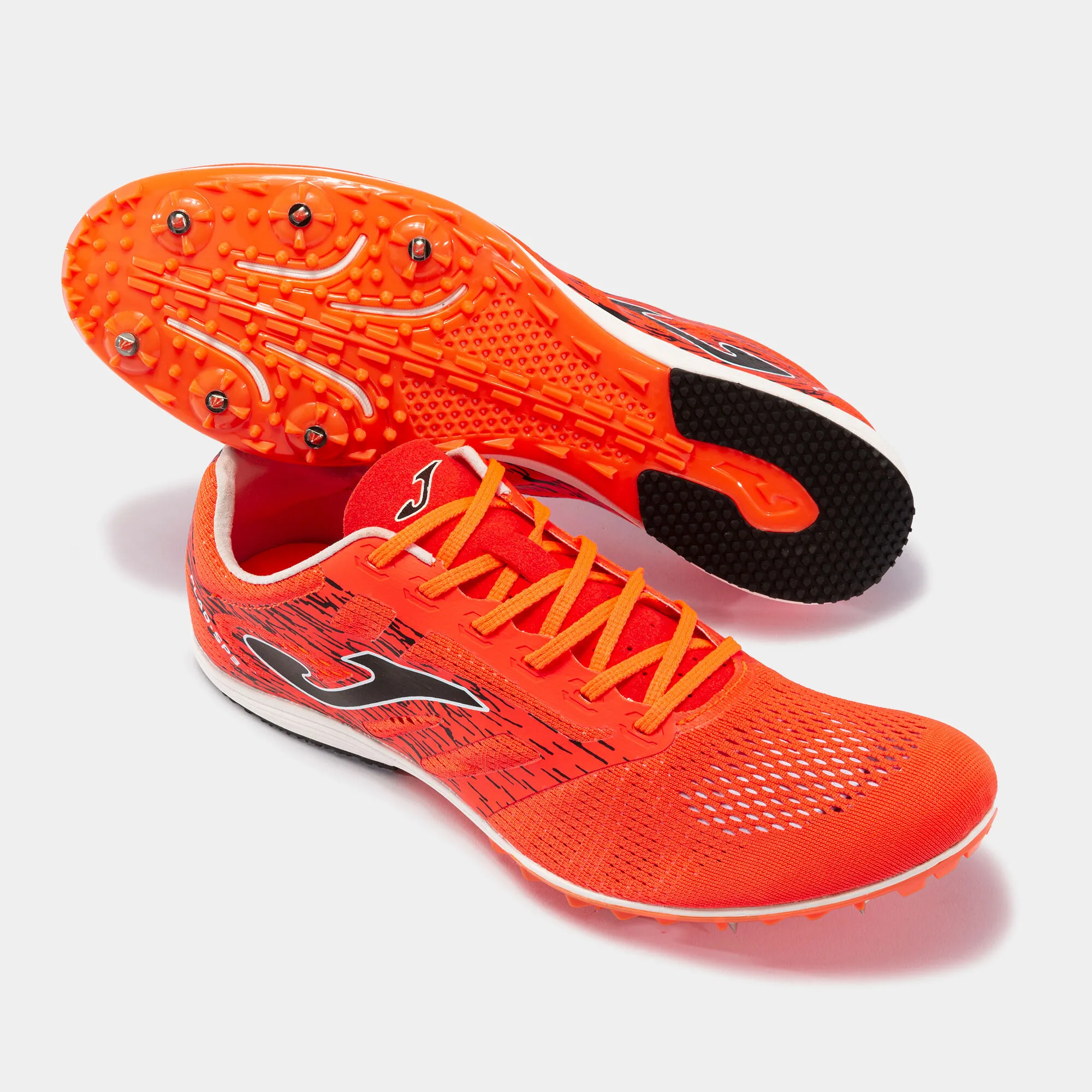 Zapatillas running Flad 21 clavos unisex coral