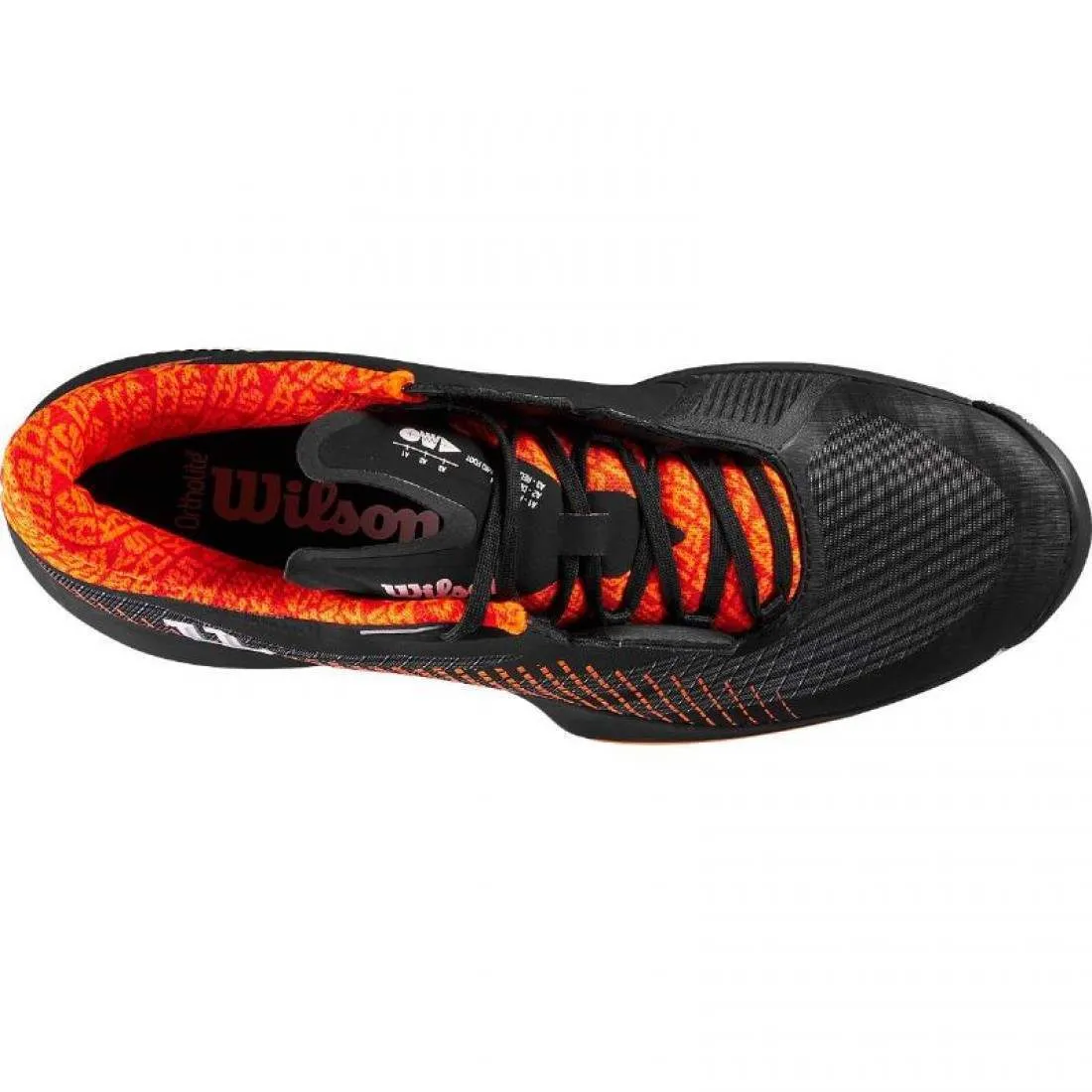 Zapatillas Wilson Kaos Swift 1.5 Clay Negro Naranja | Wilson