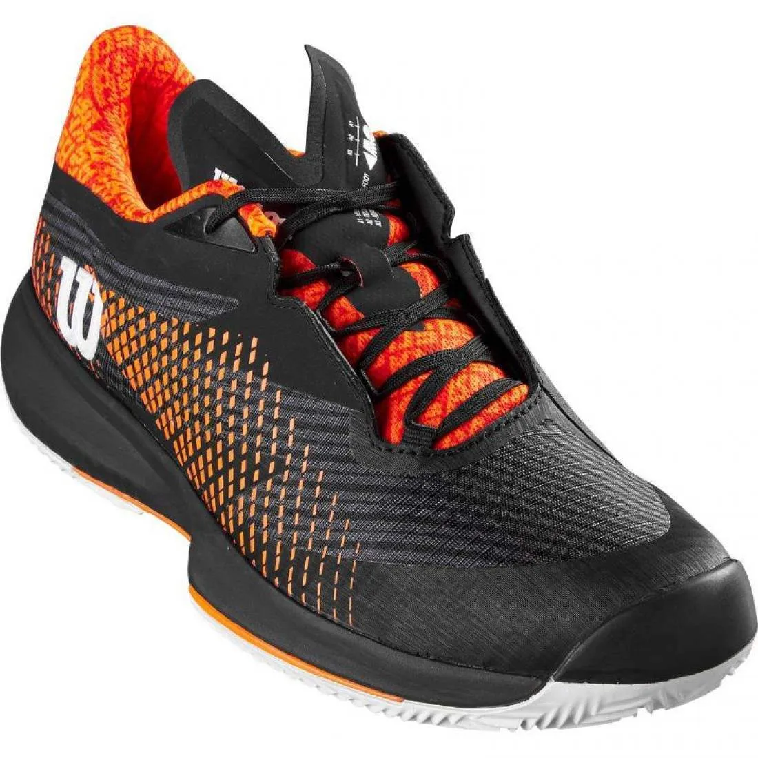 Zapatillas Wilson Kaos Swift 1.5 Clay Negro Naranja | Wilson