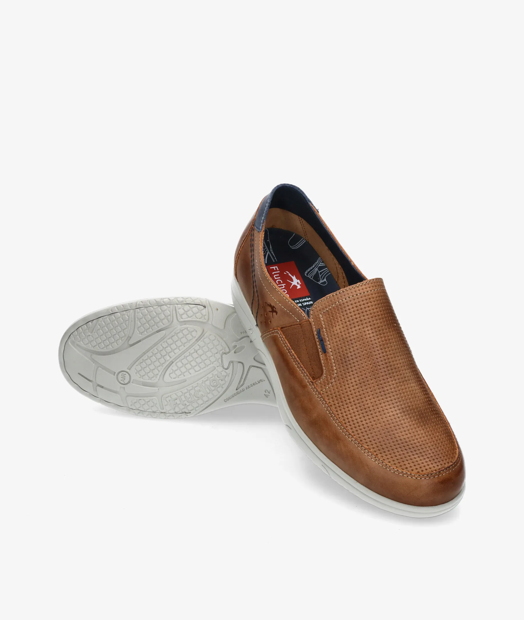 Zapatos casual Fluchos F0118 en cuero