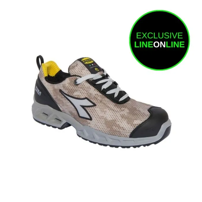 Zapatos de seguridad Diadora Shark Stable Impact Low S1P SRC ESD Beige