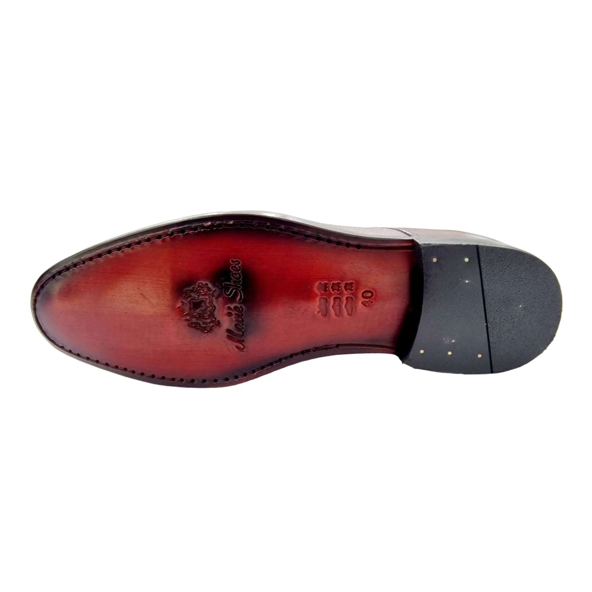 ZAPATOS DE VESTIR HOMBRE BLUCHER CON PUNTERA CUERO