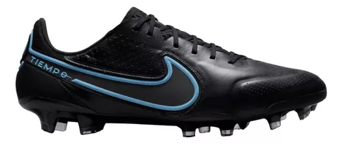 Zapatos Fútbol Nike Tiempo Legend 9 Elite Fg Cuero Negros