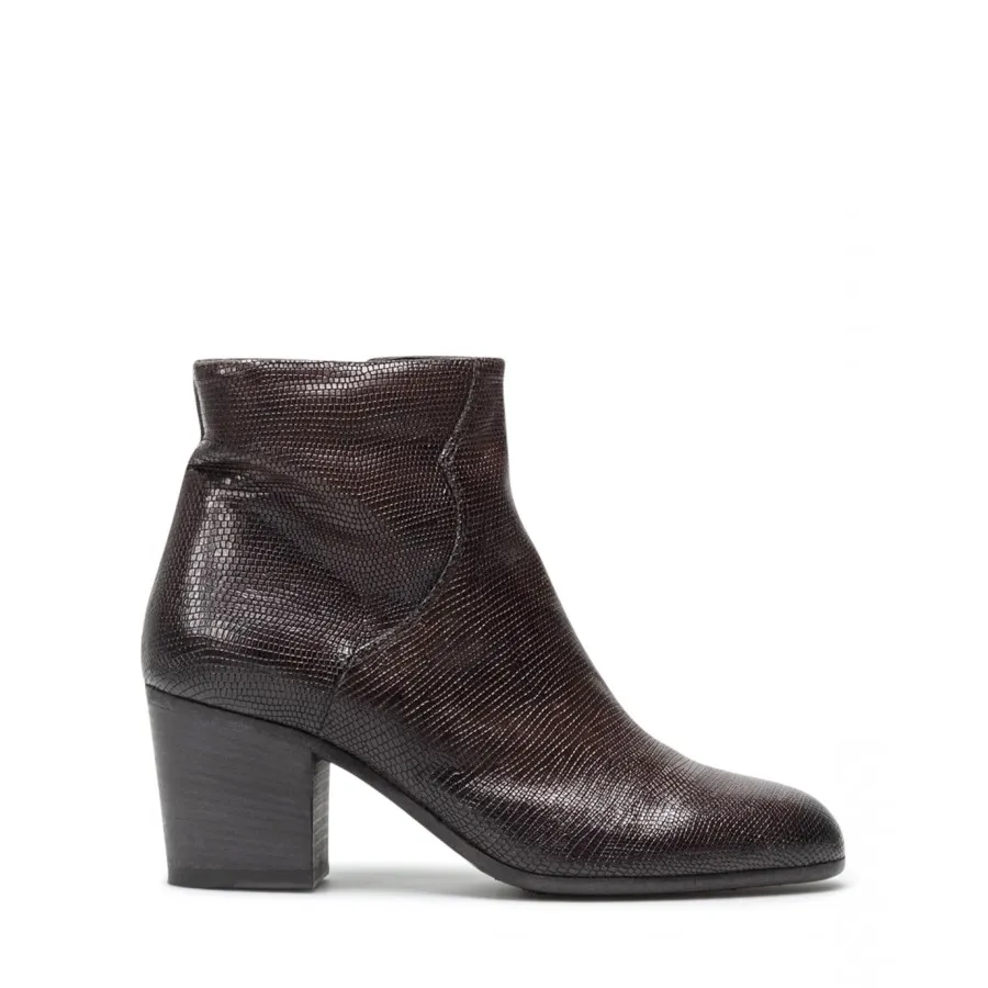 Zapatos Mujeres Botines PANTANETTI 14704H Texture Moka Cuero Marron