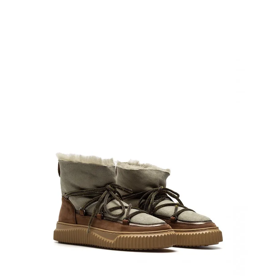 Zapatos Mujeres Botines VOILE BLANCHE Cortina Brown Army 1D57 Verde