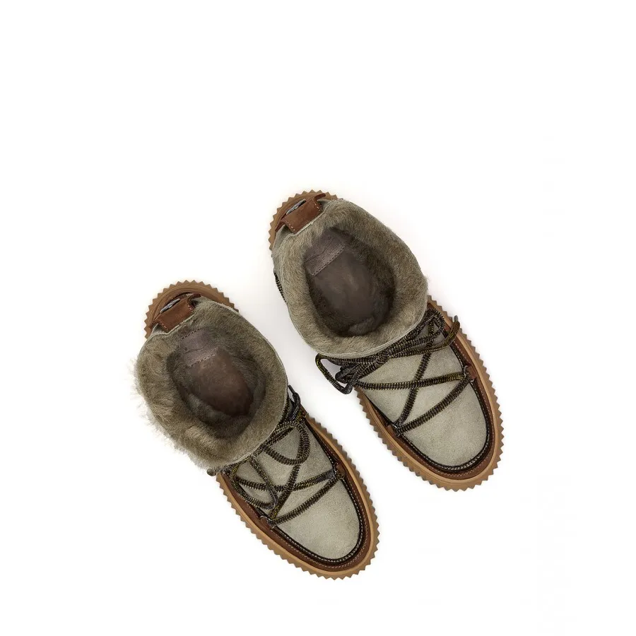 Zapatos Mujeres Botines VOILE BLANCHE Cortina Brown Army 1D57 Verde