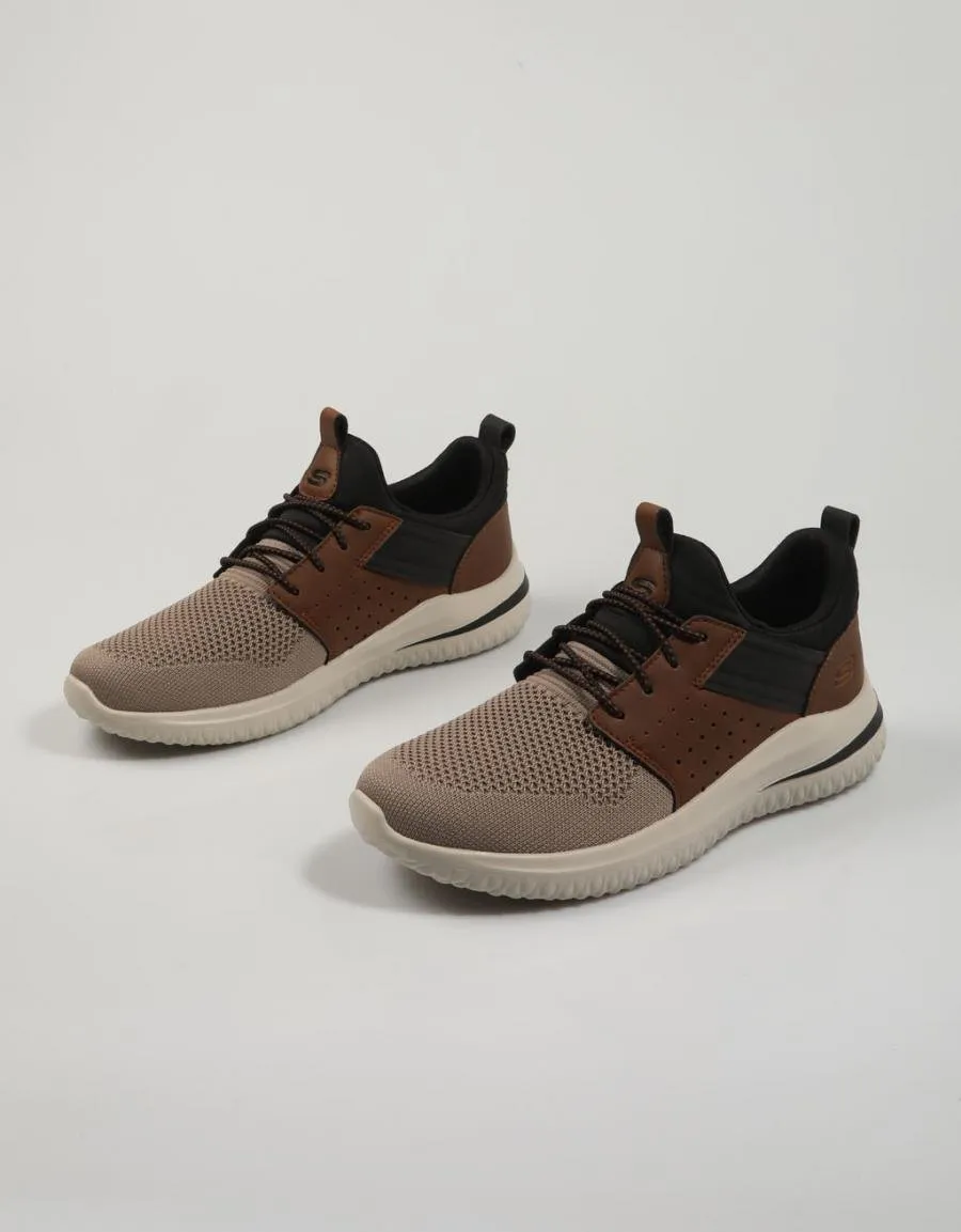  zapatos sport SKECHERS Delson en Cuero 81215