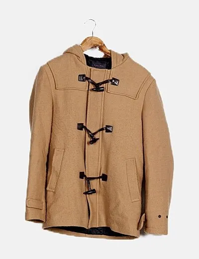 Zara Trenca camel con capucha