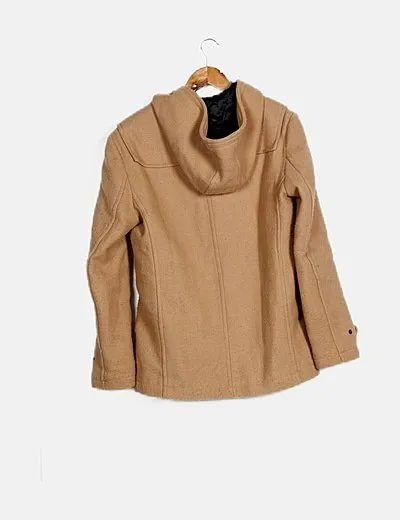 Zara Trenca camel con capucha